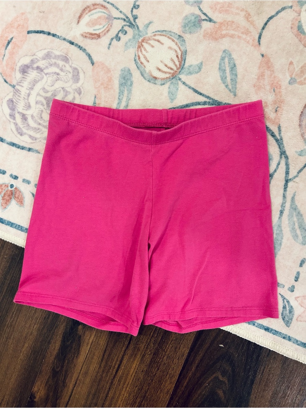 Girls Pink Biker shorts